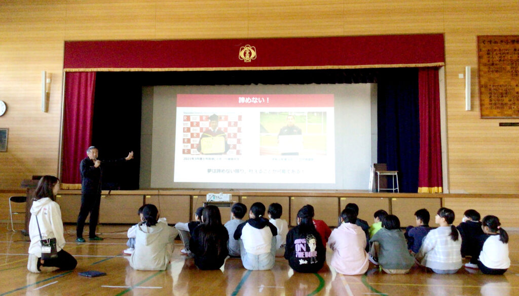 出前授業［陸上教室］くすのき小学校