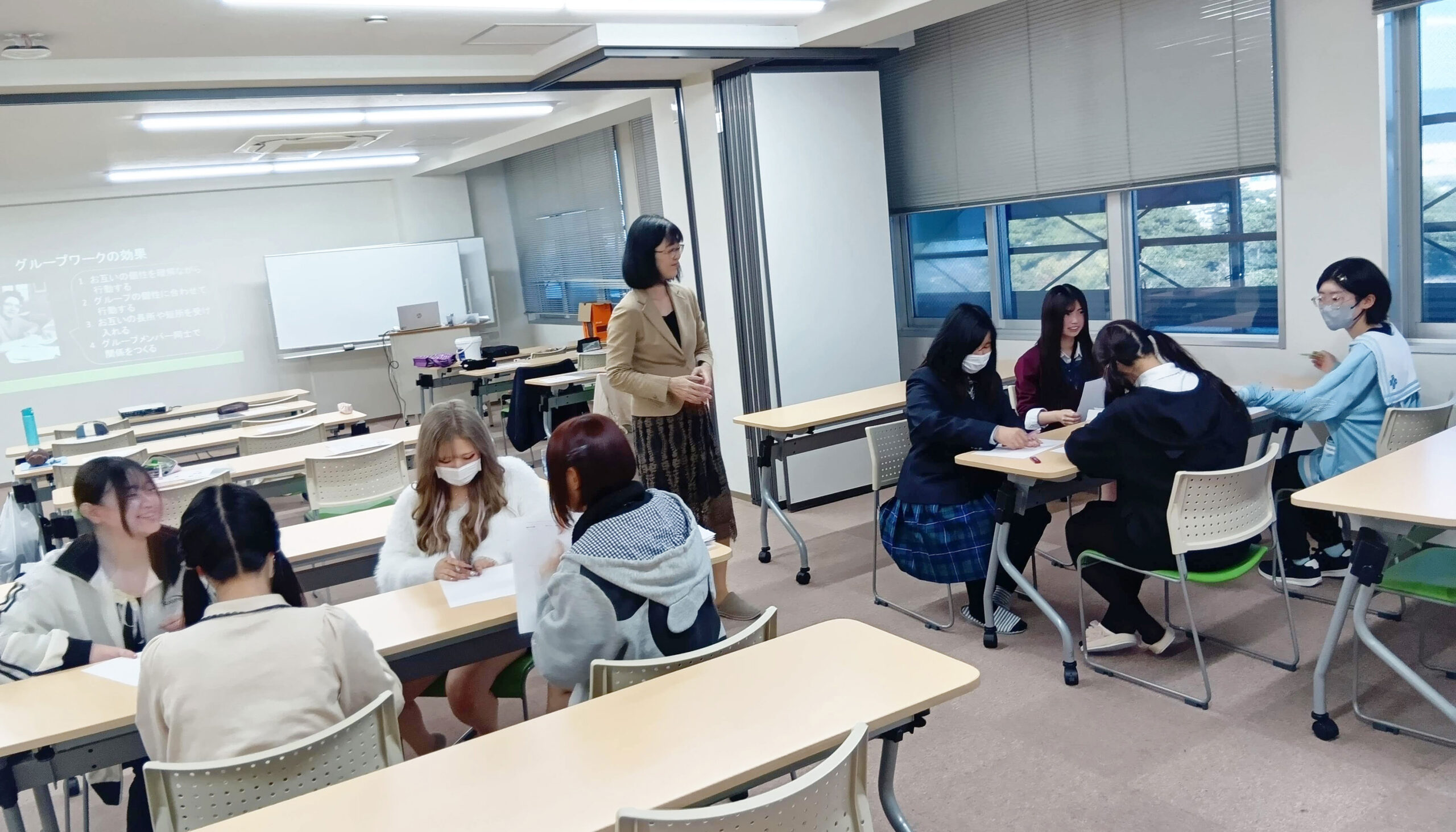 出前授業「体感しよう！コミュニケーションのチカラ」＜ヒューマンキャンパス高等学校＞