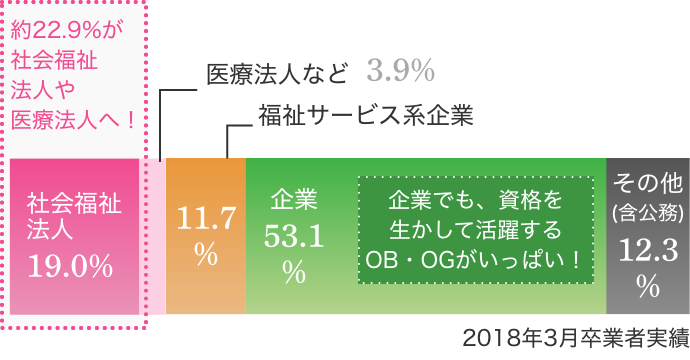 就職先内訳