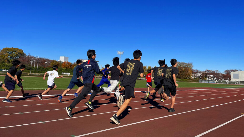 調布市ジュニア陸上体験教室